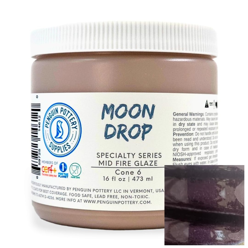 Penguin Pottery - Specialty Series - Moon Drop (Pint | 16 fl.oz | 473 ml)