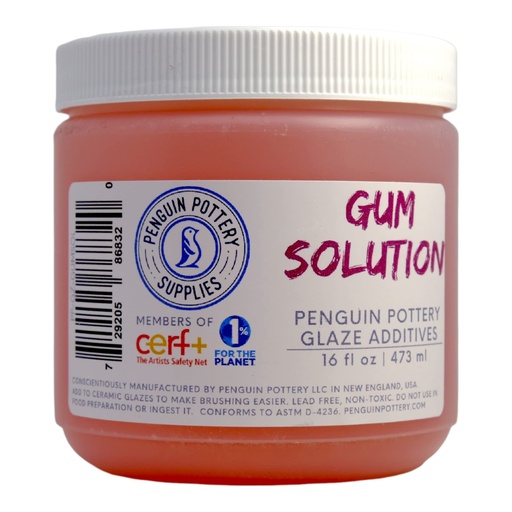 [PP-CH-GUMSOL] Penguin Pottery - CMC Gum Solution (Pint | 16 fl oz | 473 ml)