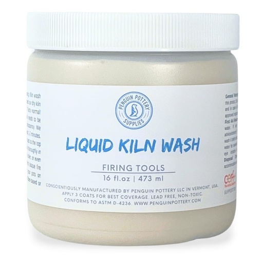[PP-CH-KLNWSH-16] Penguin Pottery - Liquid Kiln Wash (Pint | 16 fl oz | 473 ml)