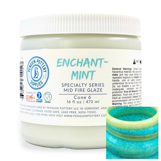 [PP-GZ-MH-345] Penguin Pottery - Specialty Series - EnchantMint (Pint | 16 fl.oz | 473 ml)