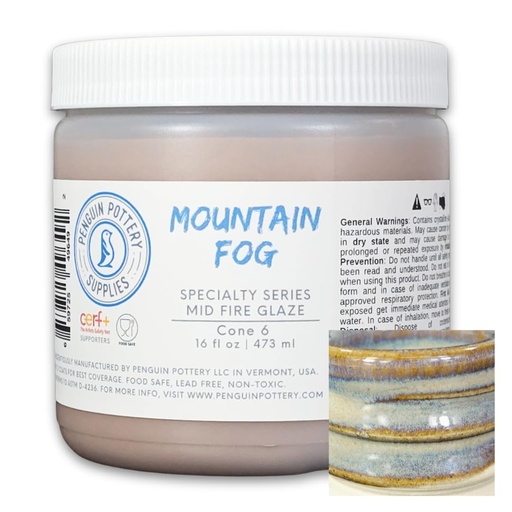 [PP-GZ-MH-341] Penguin Pottery - Specialty Series - Mountain Fog (Pint | 16 fl.oz | 473 ml)