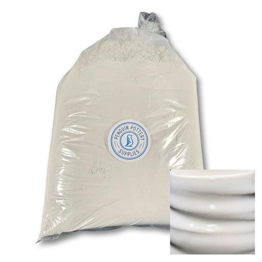 [PP-GZ-MH-261-DRY-5LB] Penguin Pottery - Opaque Series - Opaque White (5 Lbs | 2.3 kg)