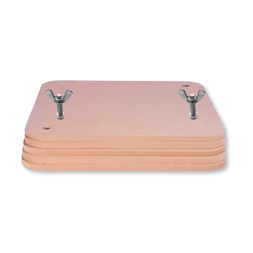 [PP-BATS-SQ9-SET5] Finished Products - Set of 5 - 9" Square Bats