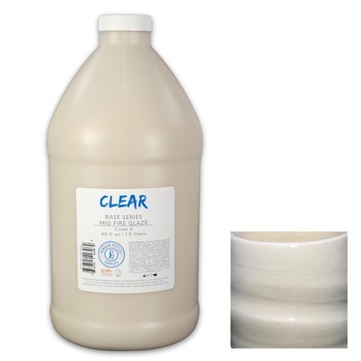 [PP-GZ-MH-CLR-64OZ] Penguin Pottery - Base Series - Glossy Clear (1/2 Gal | 64 fl.oz | 1.9 l)