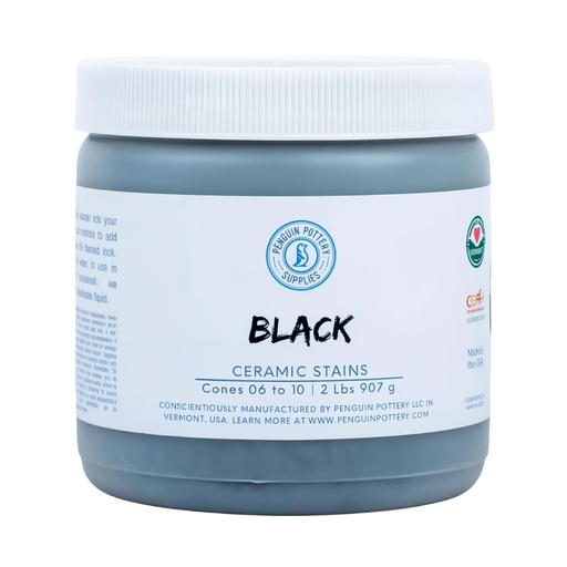 [PP-ST-6600-2LB] Finished Products - Ceramic Stains / Black 2 lb